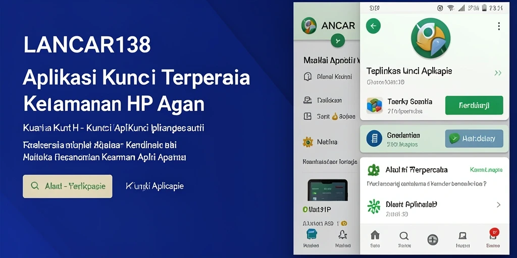 Tampilan antarmuka utama aplikasi LANCAR138 yang sederhana dan efektif.