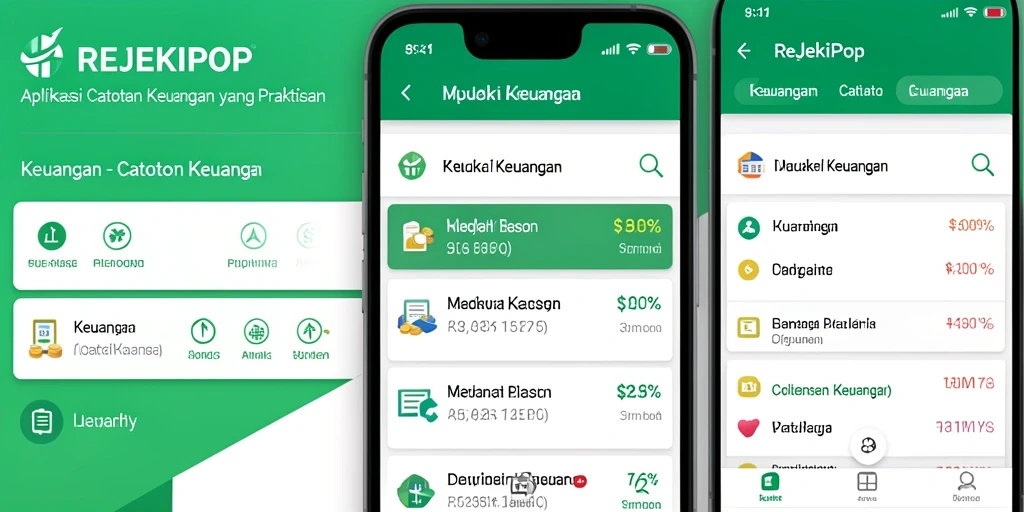 Tampilan antarmuka pengguna REJEKIPOP yang mudah digunakan.
