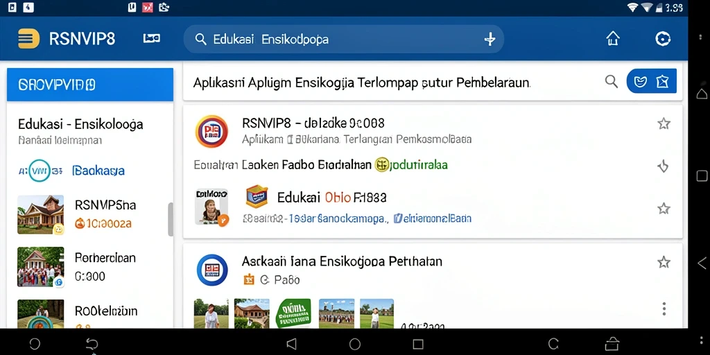 Tampilan antarmuka RSNVIP8 yang informatif dan menarik.