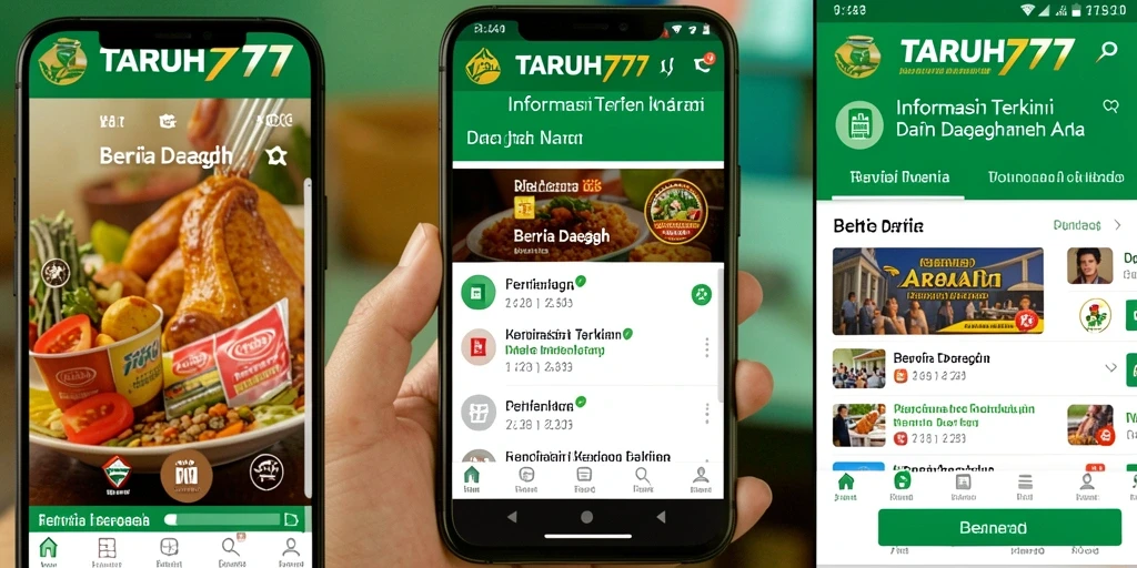 Tampilan antarmuka TARUH777 yang sederhana dan menarik.