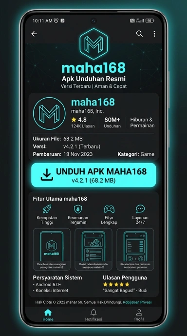 Panduan Lengkap Unduh APK maha168 untuk Android
